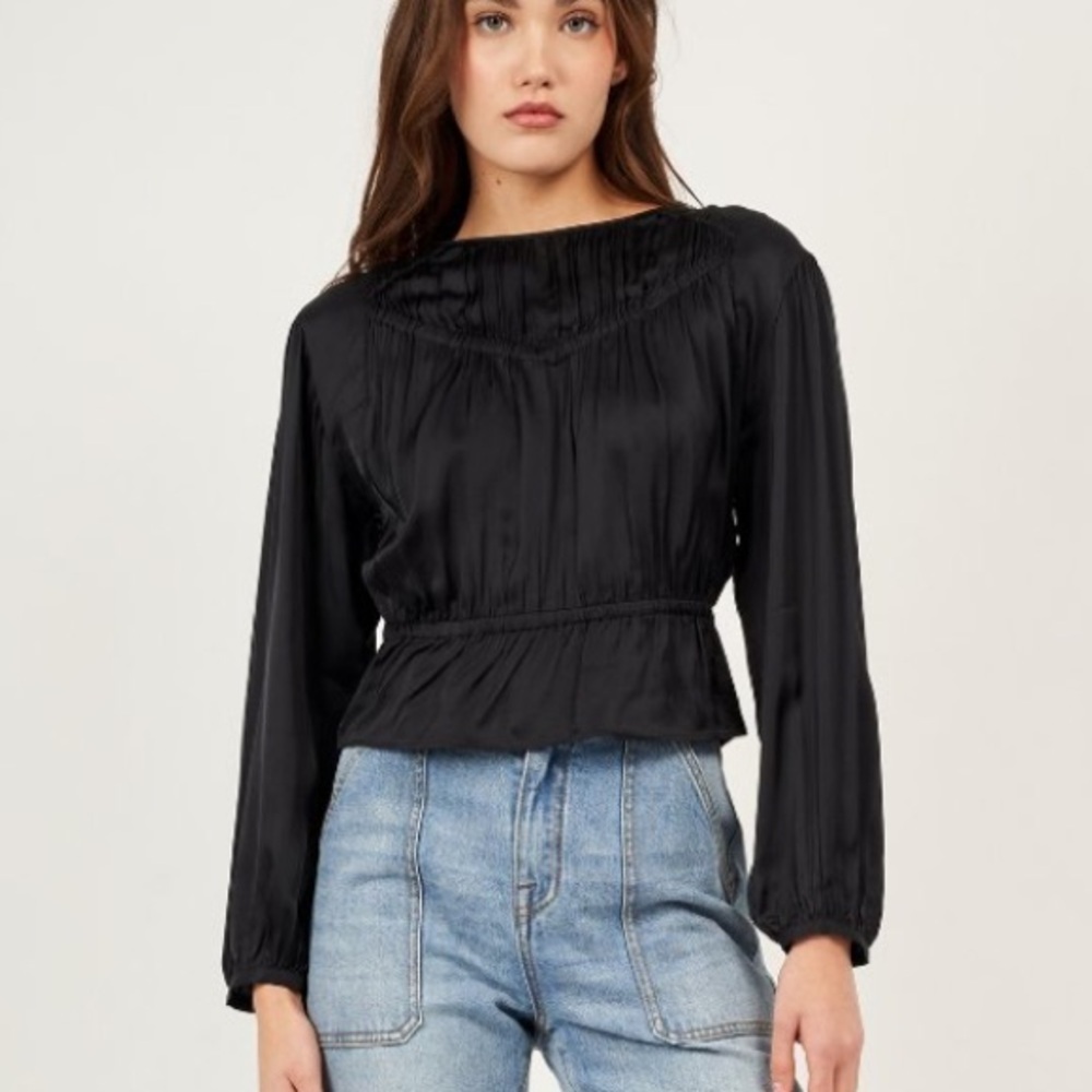 Joie medium new Mesalina viscose top. Intricate details. Romantic.